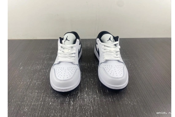 Rep EP 553558-132 553558-132 Low  Air and 1 Jordan black white 0215